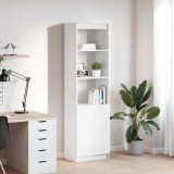VidaXL Dulapuri alb 50x35x180 cm din lemn prelucrat