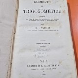 Elements de Trigonometrie - E.A. Tarnier quatrieme edition
