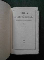 BIBLIA SAU SFANTA SCRIPTURA A VECHIULUI SI NOULUI TESTAMENT (10X15cm) foto