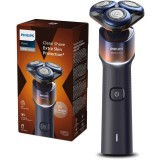 Aparat de ras PHILIPS Seria 5000 X5012/00, barbierit umed/uscat, tehnologie SkinProtect, capete flexibile 360, 50 de min, lame ComfortCut, Crom/Portoc