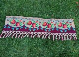 Lucru de mana cusatura in punct kilim / chilim, traversa de sus pentru fereastra, usa, sau poate fi si peretar