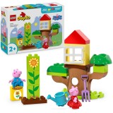 LEGO&reg; DUPLO&reg; - Gradina si casa din copac a Purcelusei Peppa 10431, 20 piese