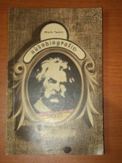 AUTOBIOGRAFIE-MARK TWAIN foto