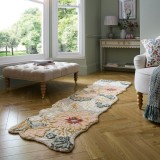 Cumpara ieftin Covor traversa Daphne Shaped Floral Roz 60x230 cm, Flair Rugs