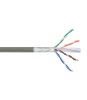 Cablu FTP Cat 6 CCA fire interioare solide ecranat 1 x 0.56mm x 2 x, Delight
