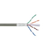 Cablu FTP Cat 6 CCA fire interioare solide ecranat 1 x 0.56mm x 2 x, Delight