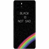 Husa silicon pentru Huawei P30 Pro, Black Is Not Sad