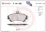 BREMBO P 54 022 PRIME LINE set placute frana,frana disc