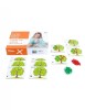 Joc Educativ Numara Merele Toys For Life, 10 Carduri Lemn, 60 Piese Colorate, Cutie Depozitare Magnetica