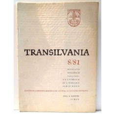 TRANSILVANIA NR. 8/81 AUGUST