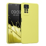 Cumpara ieftin Husa Kwmobile pentru Xiaomi Redmi Note 11 Pro/Redmi Note 11 Pro 5G, Silicon, Galben, 57919.165, Carcasa