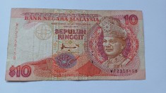 Malaysia / Malaezia - 10 Ringgit ND (1989) foto