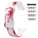 Cumpara ieftin Curea silicon, compatibila Apple Watch 9|8|7|6|5|4|3|2|1 Series, 41mm|40mm|38mm, Quick Release, Red Cosmos