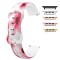 Curea silicon, compatibila Apple Watch 9|8|7|6|5|4|3|2|1 Series, 41mm|40mm|38mm, Quick Release, Red Cosmos