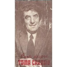 Carte despre Toma Caragiu