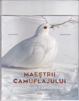 2018 MAESTRII CAMUFLAJULUI - PASARI, Lp 2211a, ALBUM FILATELIC! foto