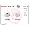 Placute frana BMW 2 Coupe (G42 G87) 08.21-, 3 (G20 G80 G28) 11.18-, 3 Touring (G21 G81) 07.19-, 3 Touring Van (G21) 07.19-, 4 Convertible (G23 G83) 1, BREMBO