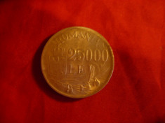 Moneda 25 000 lei 1946 Mihai I , argint , cal. F.Buna foto