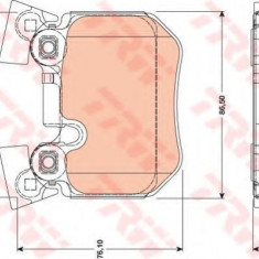 Set placute frana,frana disc BMW Seria 1 Cupe (E82) (2007 - 2013) TRW GDB1795