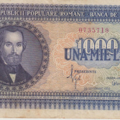 M1 - Bancnota Romania - 1000 lei - emisiune 1950