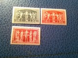 Serie 1 val. Alegorie 1949 + serie mica UPU 1949 2 val (din 3val), Nestampilat