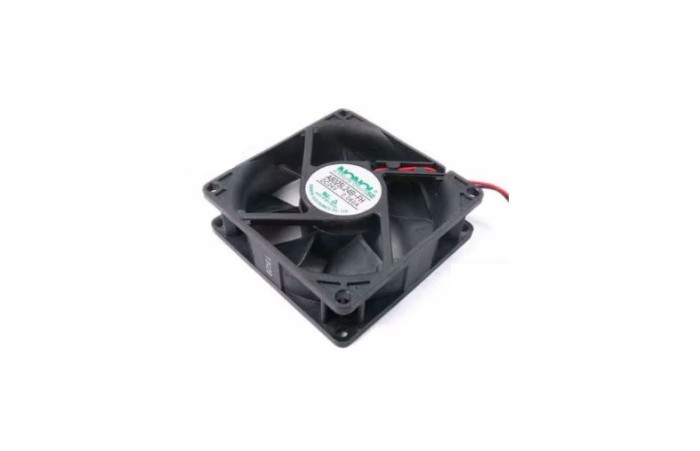 Ventilator NONOISE A8025L24B-FH DC 24V 0.06A 80x80x25mm 2 fire