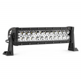 Lampa de lucru LED BAR dreapta AMiO AWL23 72W 40cm 7200lm 12V 24V, panel Combo, IP67, 24 LED Epistar, 402x90x80 mm, pentru off-road, utilaje