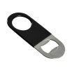 Flaschen&ouml;ffner, Bier&ouml;ffner, Kapselheber - SPEED OPENER MINI mit Vinyl, Schwarz