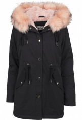 Ladies Peached Teddy Lined Parka foto