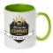 Cana maner verde personalizata &quot;Cel mai bun Cumnat&quot;, INOVATIX&reg;. 330ml