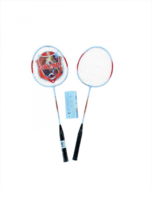 Set palete batminton cu husa si 3 fluturasi, 7Toys