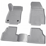 Covorase gri din cauciuc 3D stil tavita premium pentru Opel Mokka, Mokka X din 2012-2019, Chevrolet Trax din 2013, Recambo