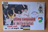 Istoria fotbalului - Suporter - fan zone - echipa de fotbal DINAMO Bucuresti, sezonul 2000, plic, intreg postal