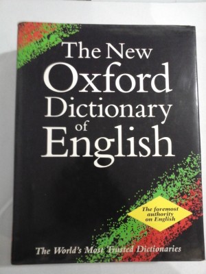 The New OXFORD DICTIONARY OF ENGLISH foto