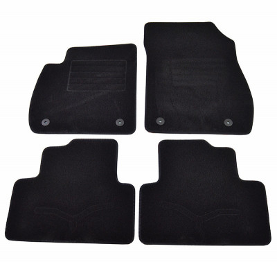 Covorase mocheta Opel Zafira C 2012- Negre, set de 4 bucati foto