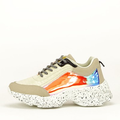 Sneakers bej Daiana M3 foto