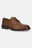 Aldo pantofi de piele FERRUCI culoarea maro, 14134981