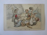 Carte postala umoristica algeriana din 1915