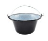 Ceaun emailat, 50 litri, negru, Gimihome