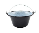 Ceaun emailat, 50 litri, negru, Gimihome