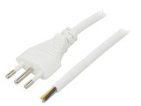 Cablu PVC Alb 1.8m 10A 3x0.75mm2
