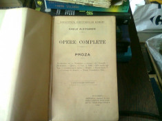 OPERE COMPLETE. PROZA - VASILE ALECSANDRI foto