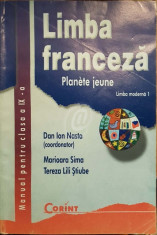 Limba franceza. Manual pentru clasa a IX-a. Limba moderna 1 (2008) foto