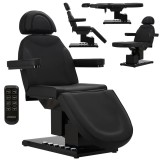 Fotoliu cosmetic electric pentru salon cosmetic pedichiură reglare comandă cu piciorul + telecomandă 3 actuatoare Malaga