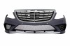 Bara Fata Mercedes W222 S-Class (2013-06.2017) S63 Design cu Grila Centrala Crom Performance AutoTuning