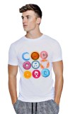 Tricou barbati alb - Circle - S, THEICONIC