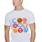 Tricou barbati alb - Circle - S