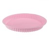 Formă Silicon Tarta, Roz, Diametru 26 cm, &Icirc;nălțime 3.7 cm, Potrivită Pentru Mașina de Spălat Vase, Potrivită Pentru Cuptorul cu Microunde, Oem
