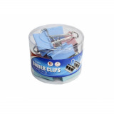 Set 12 Clipsuri Hartie Deli, 51 mm, Culori Diverse, Set Clipsuri Hartie, Set Clipsuri pentru Documente, Paperclips, Set Paperclips, Clipsuri pentru Ha