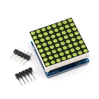 Modul Matrice 8x8 LED-uri driver MAX7219 Arduino (culoare: VERDE) (m.2370R) foto